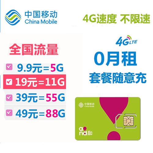 中国移动小号流量卡是中国移动推出的一种4G套餐，旨在满足用户对大流量的需求。以下是关于中国移动小号流量卡的详细介绍