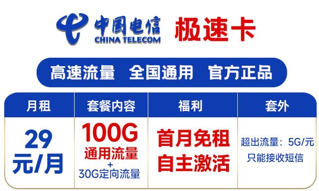 电信纯流量卡套餐是中国电信提供的一种手机卡产品，以超大流量和低廉价格吸引了众多用户。以下是对电信纯流量卡套餐的详细介绍