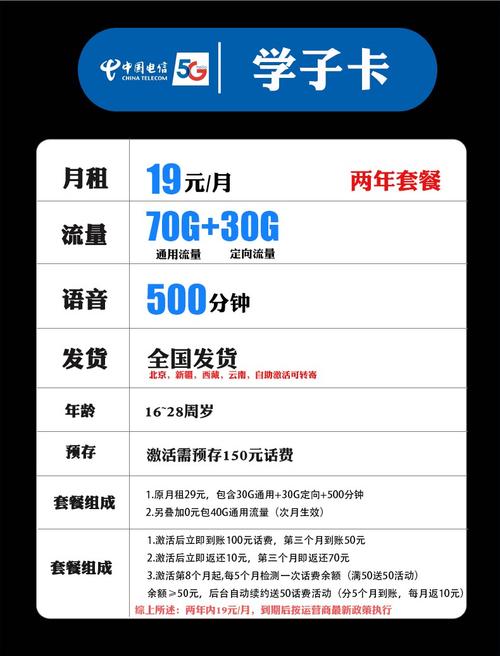 大王卡国内流量的价格因运营商和套餐不同而有所差异。以下是一些常见的大王卡套餐及其国内流量价格的详细列表