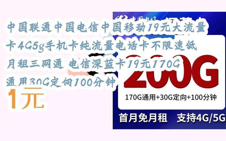 中国电信提供多种流量卡，满足不同用户的需求。以下是一些常见的电信流量卡及其特点