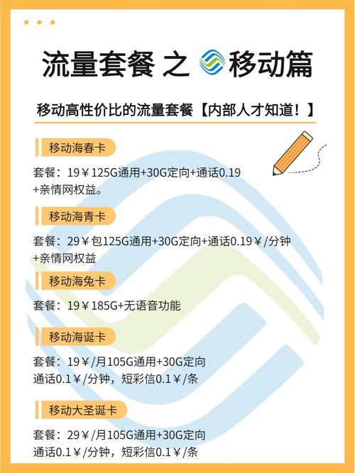 中国移动提供了多种流量丰富的套餐，以满足不同用户的需求。以下是一些推荐的移动流量多且价格相对优惠的套餐