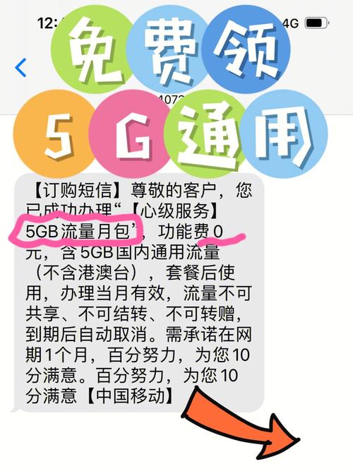 1. 活动一，每月5G流量免费送