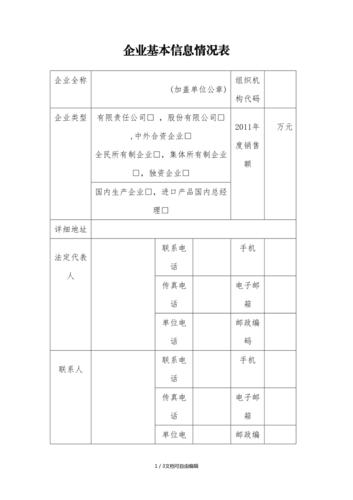 一、基本信息