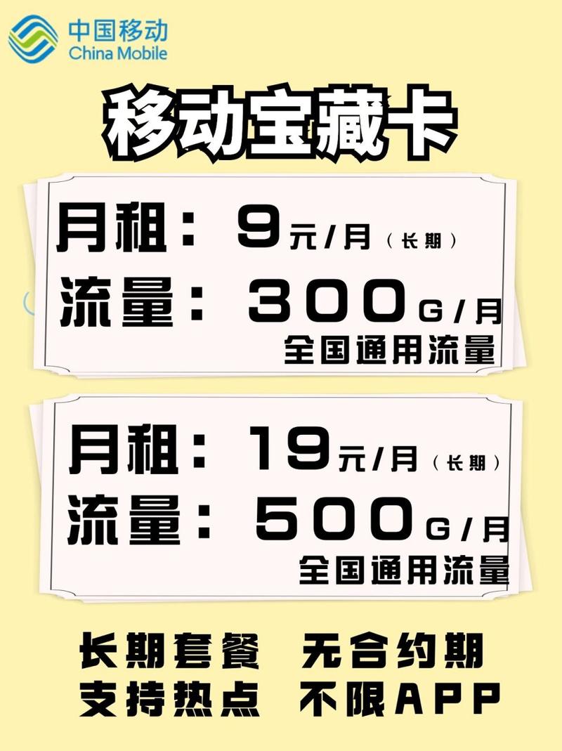 移动流量卡9元300g详解