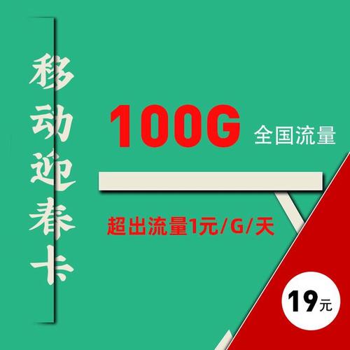 关于1元100g流量卡和移动流量卡19元套餐，由于这类套餐可能因地区、运营商政策、促销活动等多种因素而有所不同，因此目前无法给出详细的统一信息。不过，可以根据一般情况和搜索结果提供一些概括性的信息和分析框架，帮助您更好地理解这两类套餐。以下是详细内容