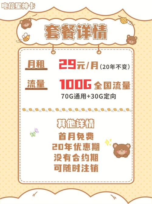 一、100元100G上行流量月包费用